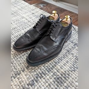 Alfred Sargent for Sid Mashburn Black Wingtip Shortwing Brogue Blucher 9D/42